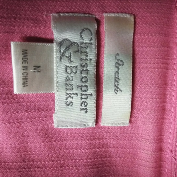 Christopher&Banks,Sale😁 M, pnk, stretch jacket. - Picture 7 of 7